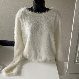 furry sweater